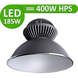 LE&reg; 185W LED High Bay Lighting, 400W HPS or MH Bulbs Equivalent, 17300lm, Waterproof, , Daylight White, 6000K, 90&deg; Beam Angle, Super Bright Commercial Lighting, LED High Bay Lights