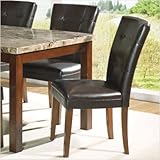 Montibello Parsons Chair in Chocolate Brown [Set of 2]