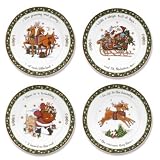 Portmeirion A Christmas Story Bread & Butter Plates Set(s) Of 4