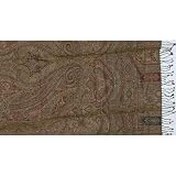 Pure Wool Bedcovers Asian Jacquard Pattern India 55 inches x 106 inches ~ ShalinIndia