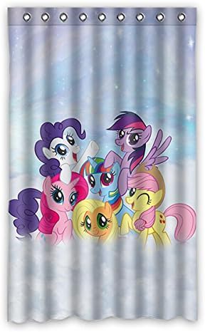 XIANXIAN My Little Pony Thermal Insulated Window Curtain Polyester 52"x84" (1 piece)
