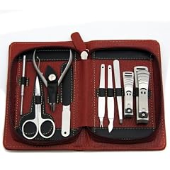 Monte Lovis Stainless Manik�re Set 9 teilig in hochwertigem rotem Etui Top Seller