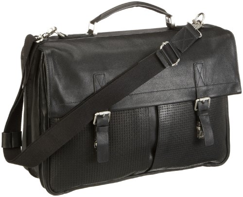 Bodenschatz Briefcase 8-243 PE 01, Herren Aktentaschen, schwarz, (black), 44x15,5x32