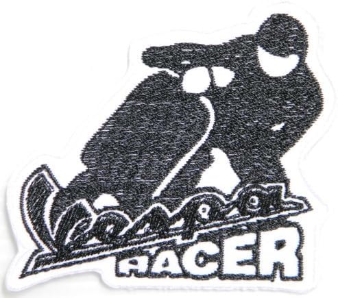 Vespa Racer Piaggio Scooter Lambretta Biker Jacket Shirt T-Shirt Patch Sew Iron on Logo Embroidered Badge Sign Emblem Costume