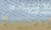 Footprints in the Sand Blue Wallpaper Border by Writings on the Wall