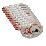 (Price/PK)Correction Tape,Resist Tear,1/5x32.8',10/PK,Smoke Dispenser