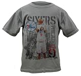 Andre Iguodala Philadelphia 76ers Youth Titanium Caged Player Soft Hand Pigment-Dyed Premium T-Shirt