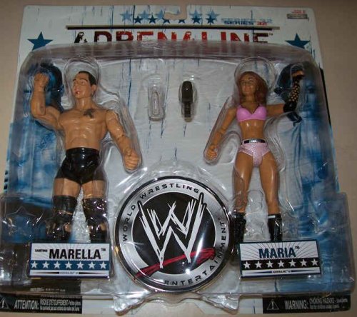 51%2B09EFgwIL SANTINO MARELLA & MARIA WWE JAKKS ADRENALINE 32 WWE JAKKS ACTION FIGURE
