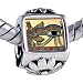 Egyptian- Eye Horus Photo Flower European Charm Bead Pandora & Bracelet Compatible