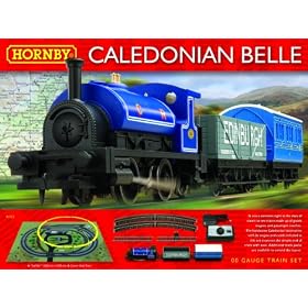 Hornby R1151 Caledonian Belle 00 Gauge Electric Train Set