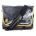 Sheriff satchel (black with yellow trim)
