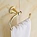 Rozin Gold Finish Wall Mounted Towel Hook Bath Towel Ring Hanger