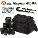 Lowepro Magnum 400 AW Shoulder Camera Bag or Pro Case Kit with Lowepro Speedster Camera Strap