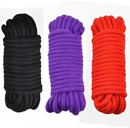 Joitoi Sexy 33 Ft Japanese Silk Rope Soft Restraint Fantasy Range 3Colors (3packs)