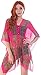 Simplicity Women's Convertible Beach Bikini Swimwear Cover Up with Buttons