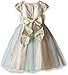 Laura Ashley London Girls' Little Brocade Bodice Tutu Party Dress