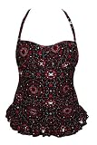 Torrid Plus Size Retro Chic By Torrid - Black Bandana Print One-Piece Swimsuit
