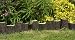 LOG EFFECT EDGING/ GARDEN BORDER/ SET OF 3