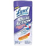 Lysol Dual Action Disinfecting Wipes: 28 Count. Pack of 6