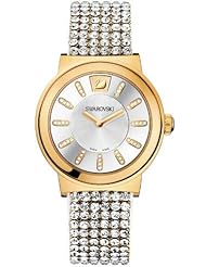 Swarovski Piazza Watch - Gold PVD, Crystal Mesh
