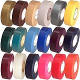 3-Pack Polyethylene Hockey Shin Pad Tape 1 x 27 yards, several colors