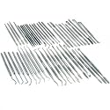 47 Jeweler Wax Carving Probes Dental Polymer Clay Tools