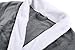 Ekouaer Unisex Plush Microfiber Fleece Bathrobe Bath Spa Robe,Large/XL