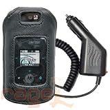 Wireless RAGE ONYX OEM Premium Padded Fitted Lambskin Leather Case w  Swivel Belt Clip & Car...