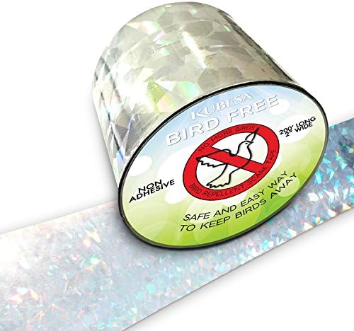 Kubesa Bird Free - Holographic Bird Repellent Scare Tape
