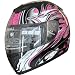 Adult Full Face Sports Motorcycle Helmet DOT (509) 136 Pink Small