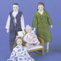 Dolls House Doll Set  - Family  of 4
