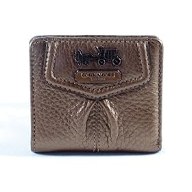 NEW AUTHENTIC COACH MADISON LEATHER SMALL (MINI) WALLET (Copper)