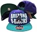 Arizona Diamondbacks Block Two Tone Plastic Snapback Adjustable Plastic Snap Back Hat / Cap