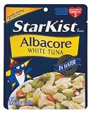 StarKist Albacore White Tuna In Water Pouch 6.4 oz (Pack of 12)