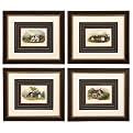 Set of 4 Country Manor Homes Wall Decor