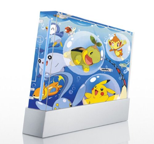 Pokemon Battle Revolution Game Skin for Nintendo Wii Console -b-