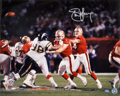 Steve Young Signed 49ers vs Chargers 16x20