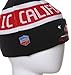 American Cities Unisex California Republic Bear Cuff Pom Pom Beanie Knit Hat Cap - Blck Red