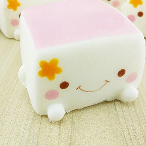 HoneySoft Squishy Chinese Tofu Adorable Expression Smile Face Fun Toy