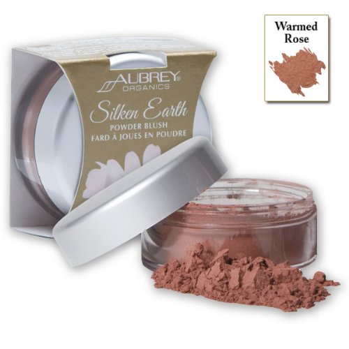 Aubrey Organics - Silken Earth - Warmed Rose Powder Blush