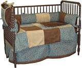 Angel Song Pixels Boy's Crib Set - 4 piece