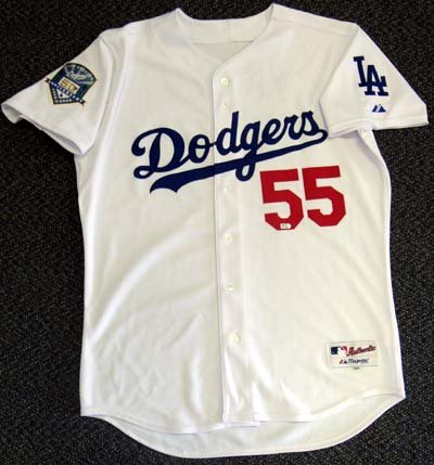 Russell Martin Autographed LA Dodgers Jersey UDA #BAK21429