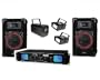 Pack Sono PC et 3 jeux de lumi�re DJ JUNIOR-PC