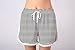 VENTELAN Women's Cute Panda Striped Short Sleeve Sleepwear Pjs Pajama Set Nighty