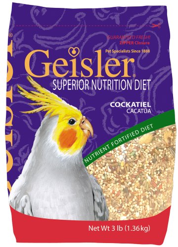 Sergeant's Geisler Superior Nutrition 3-Pound Cockatiel Diet