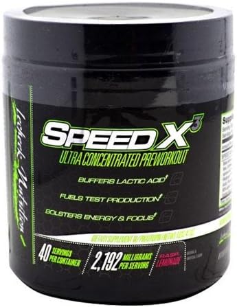 Lecheek Nutrition - Speed X3 Ultra Concentrated PreWorkout Raspberry Lemonade - 4.7 oz.