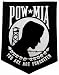 Large POW MIA Embroidered Patch Iron-On Vietnam War Prisoner of War Military Emblem