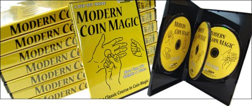 Modern Coin Magic, 4 DVD Set! More Than 170 Sleights and Tricks!