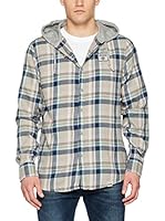 Jeep Camisa Hombre O100297 (Beige / Azul)