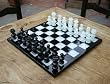 Onyx chess set, 'Black and White'